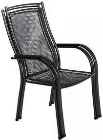 Metalowy zestaw ogrodowy PALMA IV. 1 + 4 Stół 90 x 90 cm (CT0312)