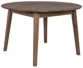 Okrągły rozkładany stół z litego drewna dębowego ø 118 cm Metz – House Nordic