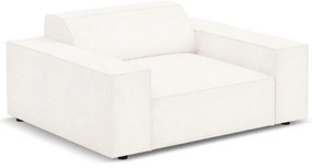 Beżowy fotel z materiału bouclé Jodie – Micadoni Home