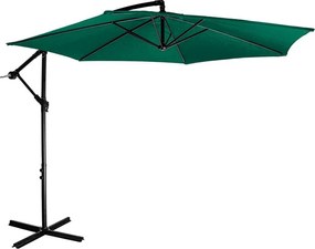 STILISTA Parasol z pokrowcem Ø 3 m, zielony
