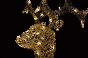 Świetlna dekoracja świąteczna renifer - 100 cm, ciepła biel