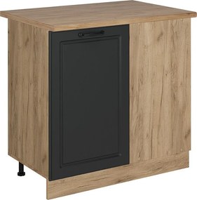 Szafka narożna antracytowy domek wiejski 86x60x81.6 r-line