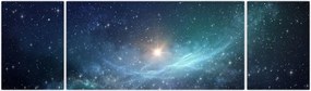 Obraz - Gwiazdy i mgławice (170x50 cm)