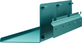 Metalowa półka ścienna Modern Joanne 70 cm, kolor morski