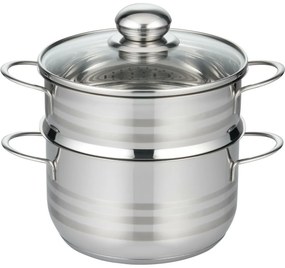 Elo 22718 Basic Parowar ze stali nierdzewnejBrillant 18 cm, 1,6/2,4 l, 18 cm