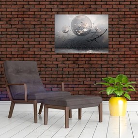 Obraz abstrakcyjnych kul (70x50 cm)