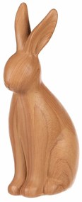 Dekoracja z żywicy poliestrowa Zając, dużafigurka, 12 x 7 x 21 cm