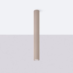 Szarobrązowa metalowa lampa punktowa Gleam – Sollux