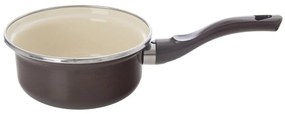 Orion Emaliowany rondel z obrzeżem Brown, średnica14 cm, śred. 14 cm
