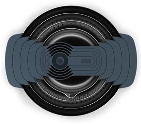 Misy w kolorze srebra z połyskiem zestaw 9 szt. Nest 100 Collection – Joseph Joseph