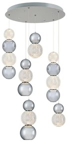 Lampa wisząca LED na lince CREMONA LED/34W/230V 3000K matowy chrom