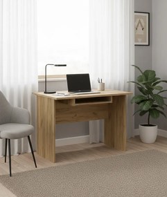 Biurko komputerowe do pracy 100 cm dąb craft E7-H01