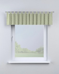 Lambrekin na szelkach kolor zielony tkanina wzorzysta
