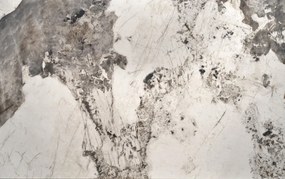Stół rozkładany FERNANDO 160(240)x92 beżowy marmur/czarny HALMAR