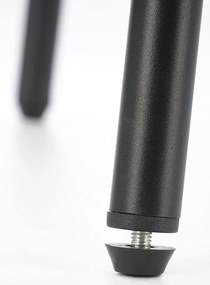 Tapicerowany popielaty hoker A3-Z66