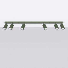 Zielona lampa sufitowa 6,5x117 cm Gleam – Nice Lamps