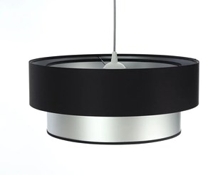 Lampa wisząca DOUBLE BLACK 50 srebrna/czarna BPS KONCEPT