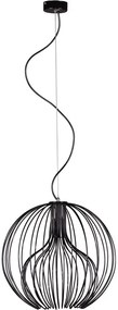 Czarna okrągła lampa wisząca loftowa - S541 D1-D57