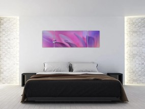 Obraz - Kropla na kwiecie (170x50 cm)