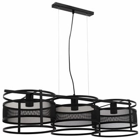 Lampa wisząca GORMAR czarna ELTAP
