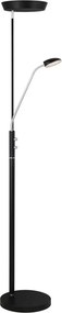 Halo Design 716067 - Lampa stojąca LED ściemnialna VEGAS LED/20W/230V + LED/5W czarny/chrom