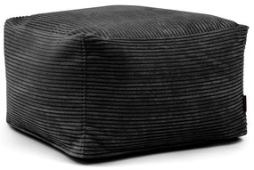 Czarny sztruksowy worek do siedzenia Softbox MooG – SLOWDOWN