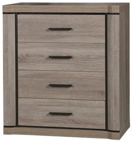 Komoda z szufladami dąb truflowy - Rectano 6X