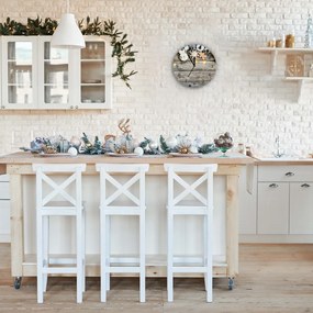 Zegar ścienny Choinka Święta Prezenty Ozdoba