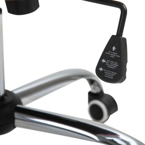 HOMCOM Ergonomiczne krzesło biurowe wyściełane różowe oparcie regulowane PU 59x60x95–105 cm | Aosom PL