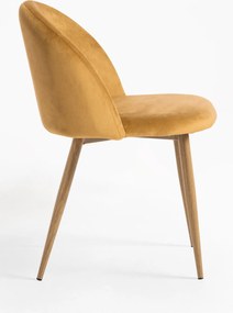 Zestaw 4 Krzese Vint Aksamitne