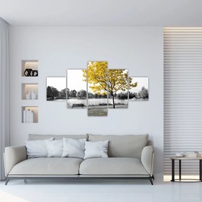 Obraz - Odpoczynek w parku (125x70 cm)