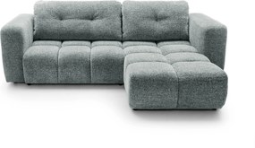 Masseno Narożnik ARTE z funkcją spania i pojemnikiem na pościel Narozniki L, Rozkładana sofa - Szary, BELLO 35