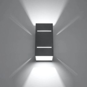 Kinkiet BLOCCO szary SOLLUX  LIGHTING