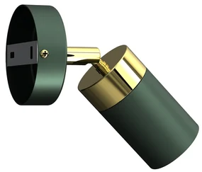 Kinkiet JOKER GREEN/GOLD 1xGU10, zielony, złoty, kierunkowy