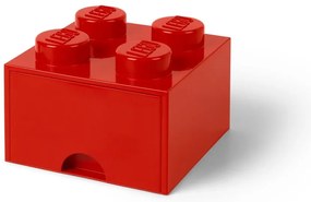 Czerwony pojemnik z szufladą LEGO®