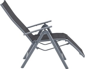 Czarne metalowe krzesło ogrodowe Ariola – Garden Pleasure