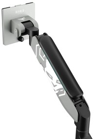 Uchwyt na monitor 49 cali, szaro-czarny LED RGB X-ARM