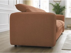 Pomarańczowa sofa 236 cm Achille – Bobochic Paris