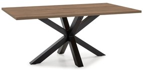 Stół z blatem w dekorze orzecha 100x180 cm Comba – Marckeric