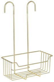 WENKO 25937100 - Kosz prysznicowy MILO 25x36 cm stal nierdzewna/złoty/przezroczysty