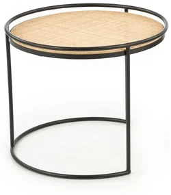 Ława MANADO 51x51 rattan naturalny - outlet HALMAR