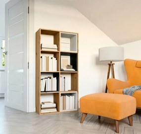 Komorowy regał na zabawki dąb artisan D8-M69