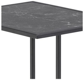 Stolik z blatem w dekorze marmuru 43x35 cm Infinity – Actona