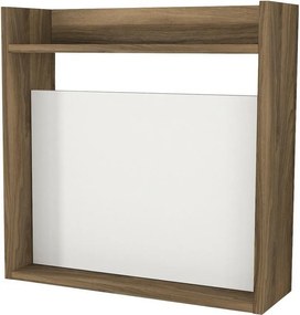 Biurko Laptop White and Walnut