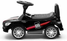Baby Mix odpychacz dla dzieci z dźwiękiem Racer, czarny