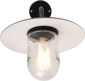 Inteligentna lampa ścienna zewnętrzna czarna IP44 w tym WiFi A60 - Munich