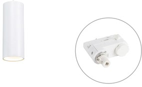 Design hanglamp wit incl. rail adapter 3-fase - 3-Phase Tubo Nowoczesny Oswietlenie wewnetrzne