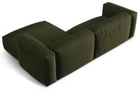 Zielony narożnik modułowy (prawostronny) Martina – Micadoni Home