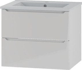 Biały Zestaw do Łazienki 60cm Szafka z Umywalką Etna