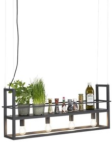 Inteligentny Plafon / Lampy sufitowe czarny z WiFi A60 - Cage Rack Nowoczesny Oswietlenie wewnetrzne